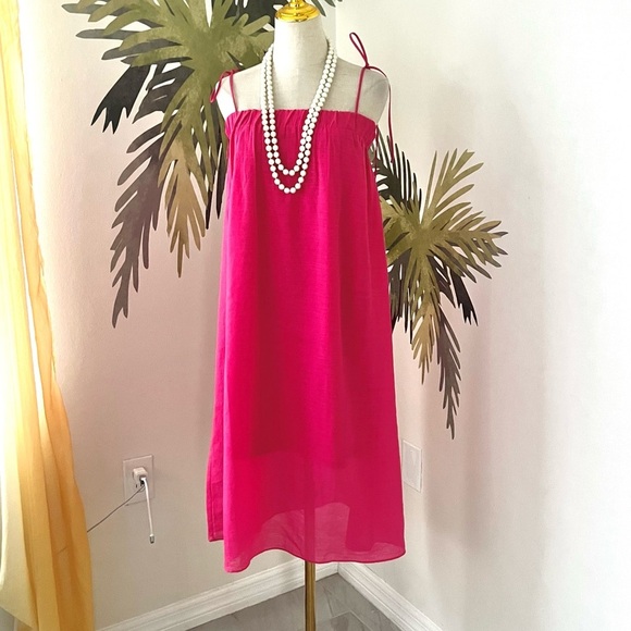 Riri, Strappy,Flirty, Easy-Wear Dress in Poppy-Pink, Excellent Condition, Size M - Picture 2 of 10
